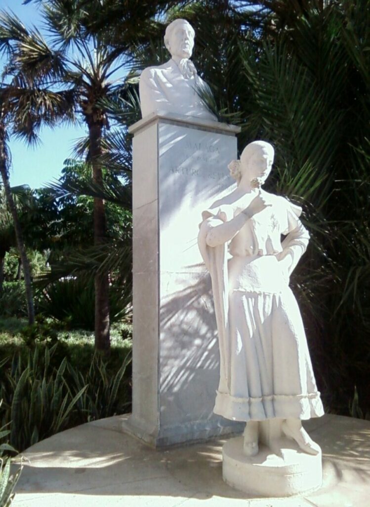 A photo of the Monumento a Arturo Reyes located in Malaga Spain