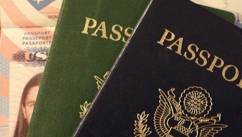 Two USA passports