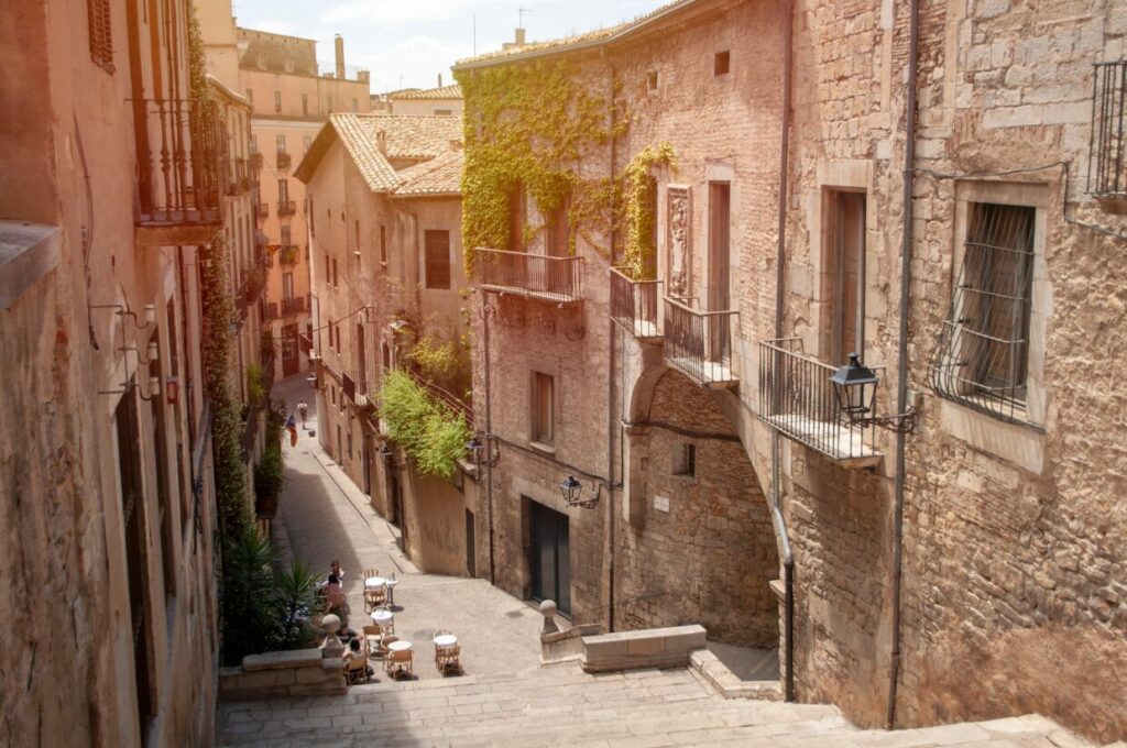 An ancient street in the heart of Girona